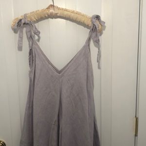 Linen, lavender jumpsuit!